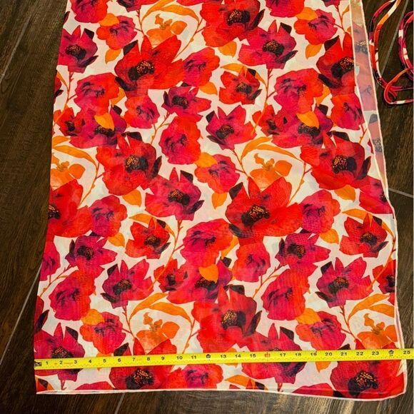 SLA The label floral bikini cover up wrap tie maxi skirt - Picture 2 of 8